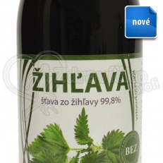 Žihľava šťava 99,8%  500ml bez konzervantov a pridaného cukru 500ml 