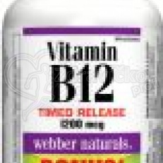 WEBBER Vitamín B12 1200mcg 80tbl.