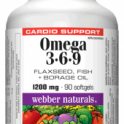 WEBBER Omega 3-6-9 1200mg 90cps.