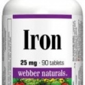 WEBBER Iron 25mg 90tbl. (železo)
