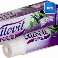 Xilovit Protect xilytolová zubná pasta bez fluoru s obsahom Aloe Vera a príchuťou mäty 