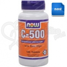 NOW Vitamín C 500mg so šípkami 100tbl.
