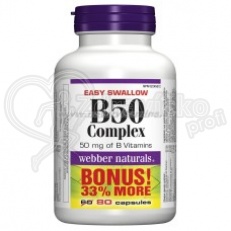 WEBBER B komplex50mg 80cps.